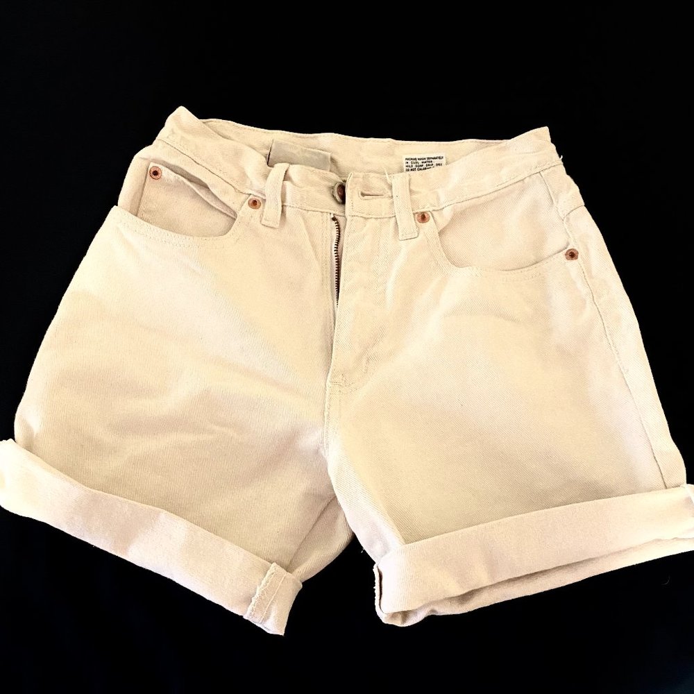 1970 Vintage White Shorts
